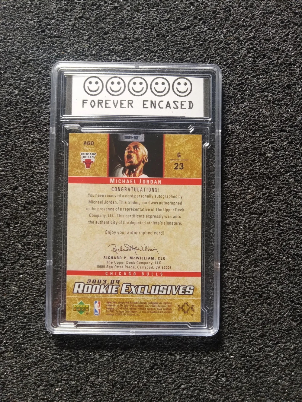 Michael Jordan Chicago Bulls HOF Autograph Basketbaall Rookie Card